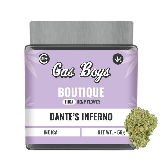 BOUTIQUE THCA FLOWER JAR - Dante's Inferno - Indica - 2oz - Tree Spirit Wellness