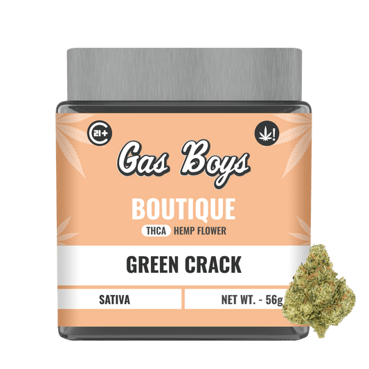 BOUTIQUE THCA FLOWER JAR - Green Crack - Sativa - 2oz - Tree Spirit Wellness