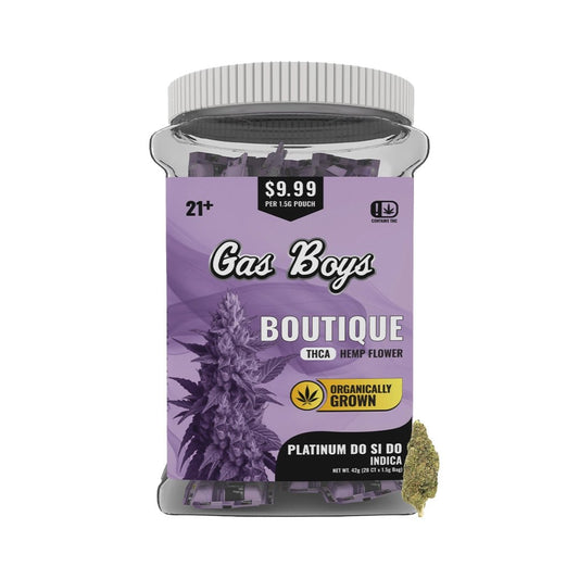 BOUTIQUE THCA FLOWER JUG 42g - Platinum Do Si Do - Indica (28CT) - Tree Spirit Wellness