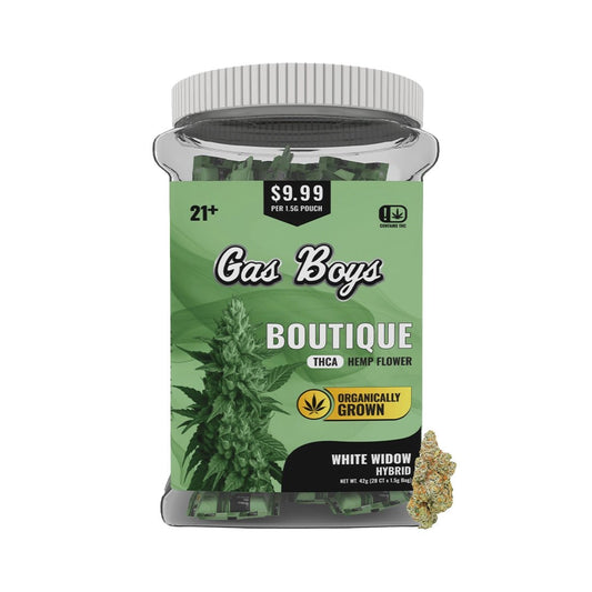 BOUTIQUE THCA FLOWER JUG 42g - White Widow - Hybrid (28CT) - Tree Spirit Wellness