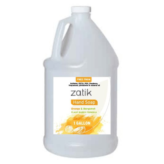 BULK Orange & Bergamot Liquid Hand Soap Gallon - Tree Spirit Wellness