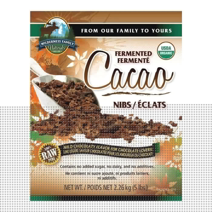 Cacao Nibs | Raw | Certified Organic | Fermented | Case of 6 | 1 lb - Tree Spirit Wellness