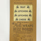 Case of 12 Buzz Words Reusable Beeswax Wrap Food Labels - Tree Spirit Wellness
