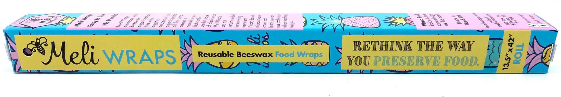 Bulk Beeswax Roll- Pineapple print  - Tree Spirit Wellness