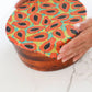 Bulk Beeswax Roll- Tropical Papaya print - Tree Spirit Wellness