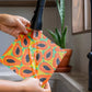Bulk Beeswax Roll- Tropical Papaya print - Tree Spirit Wellness