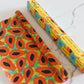 Case of 8 ~Bulk Beeswax Roll- Tropical Papaya print - Tree Spirit Wellness