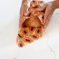 Bulk Beeswax Roll- Tropical Papaya print - Tree Spirit Wellness