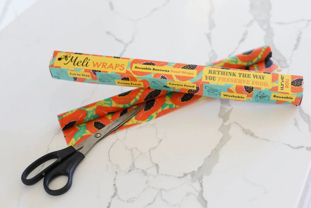 Bulk Beeswax Roll- Tropical Papaya print - Tree Spirit Wellness