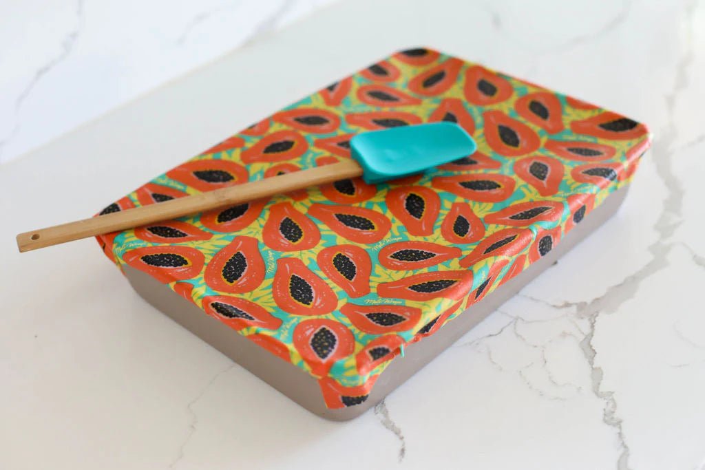 Bulk Beeswax Roll- Tropical Papaya print - Tree Spirit Wellness