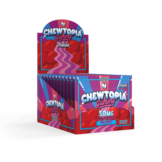 CHEWTOPIA DELTA 9 GUMMIES - Wild Berry (Indica) (12 Pk) - Tree Spirit Wellness