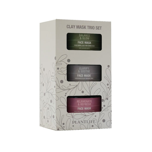 Clay Mask Trio Set - Silver - Tree Spirit Wellness