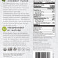 Coconut Flour/Fiber, Certified Organic, Raw, 25 lbs. (11.34 Kgs.) - Tree Spirit Wellness