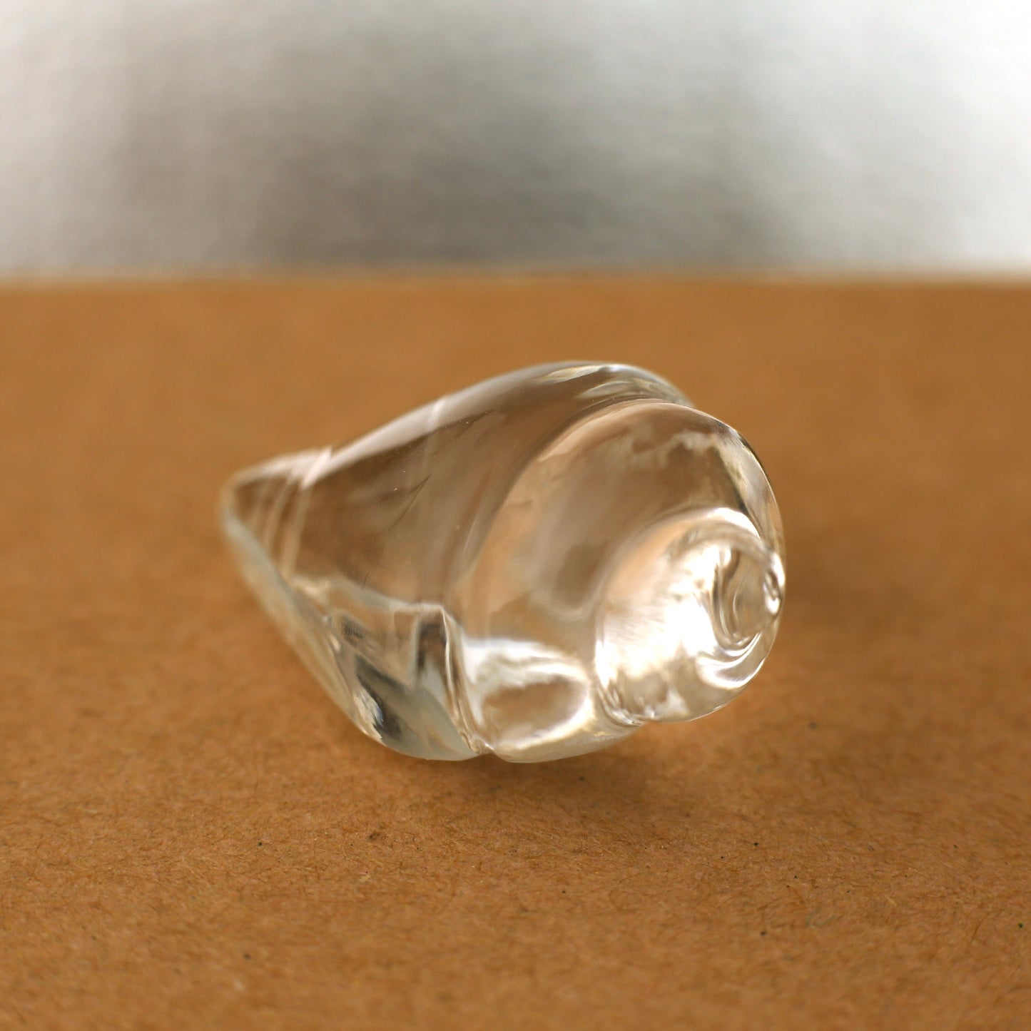 Prabhuji Spiritual Figurine - Miniature Conch Shell Shankha