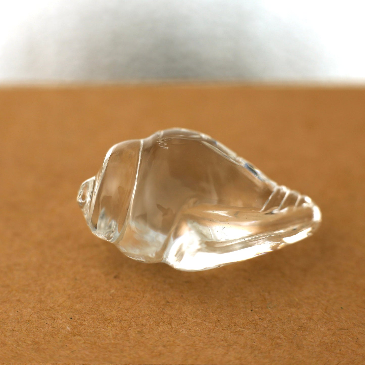 Prabhuji Spiritual Figurine - Miniature Conch Shell Shankha