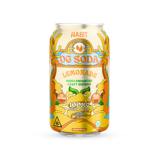 Delta 9 100mg OG Soda - Lemonade - Dynamic - 12pk - Tree Spirit Wellness