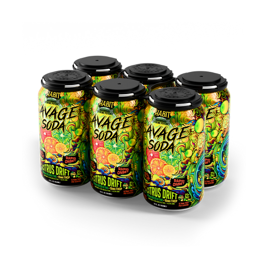 Delta 9 100mg Savage Soda - 6pk - Tree Spirit Wellness