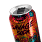 Delta 9 100mg Savage Soda - Sunset Strawberry - 6pk - Tree Spirit Wellness