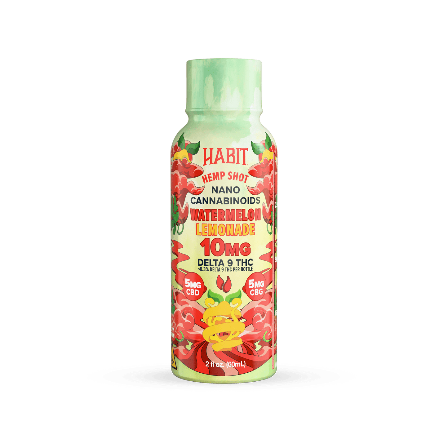 Delta 9 Hemp Shots – Watermelon Lemonade (Case of 12) - Tree Spirit Wellness