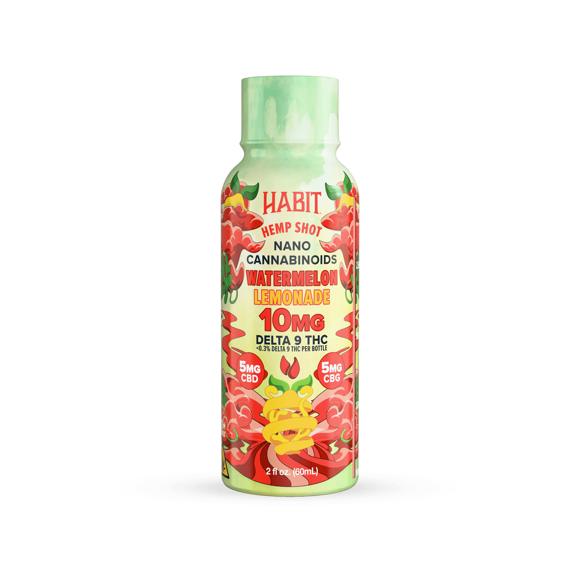 Delta 9 Hemp Shots – Watermelon Lemonade (Case of 12) - Tree Spirit Wellness