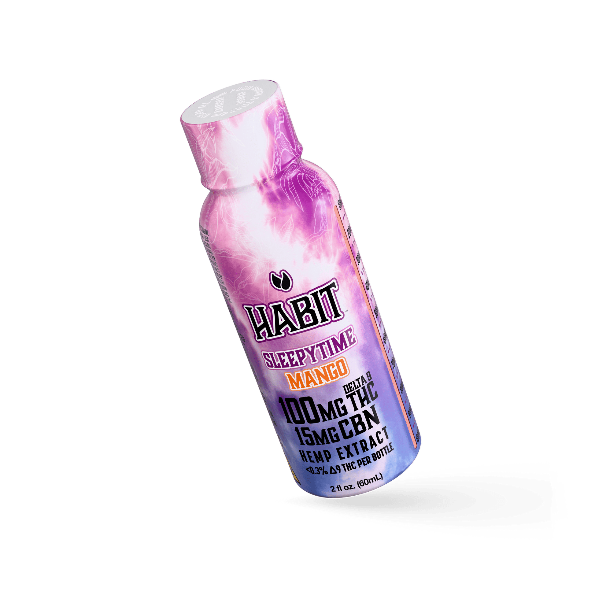 Delta 9 High Spectrum Hemp Shot – 100mg Sleepy Time Mango (Case of 12) - Tree Spirit Wellness