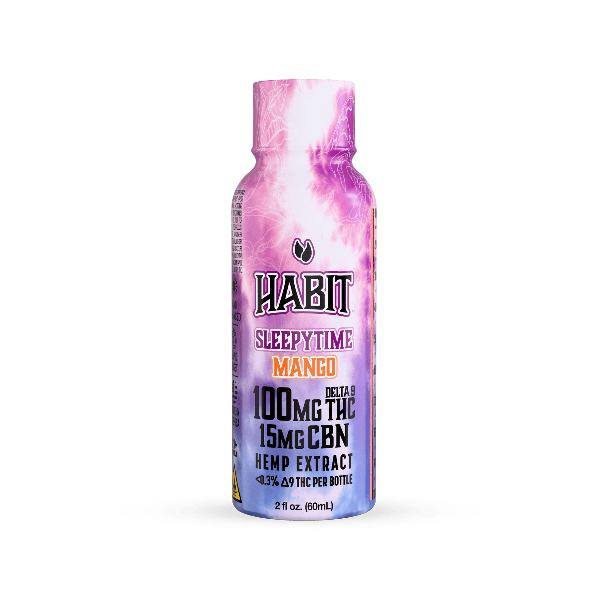 Delta 9 High Spectrum Hemp Shot – 100mg Sleepy Time Mango (Case of 12) - Tree Spirit Wellness