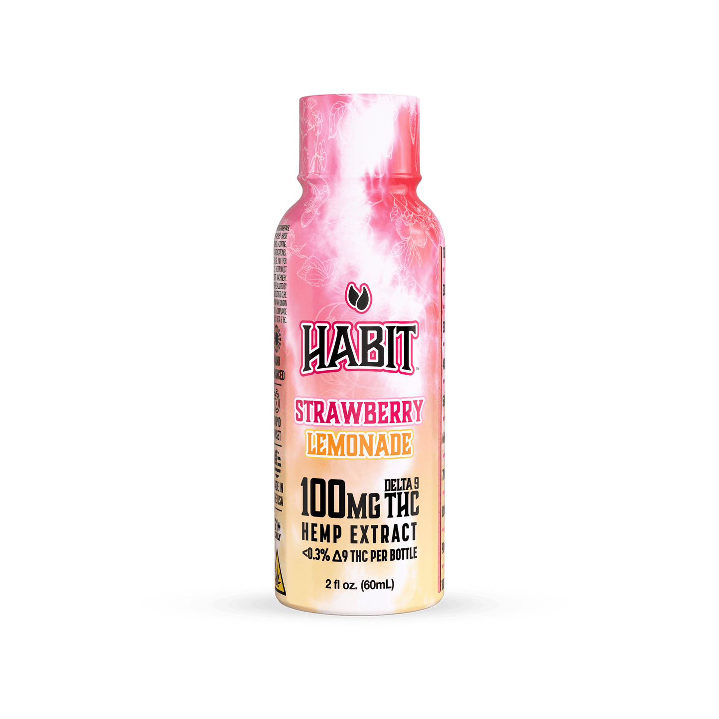 Delta 9 High Spectrum Hemp Shot – 100mg Strawberry Lemonade (Case of 12) - Tree Spirit Wellness