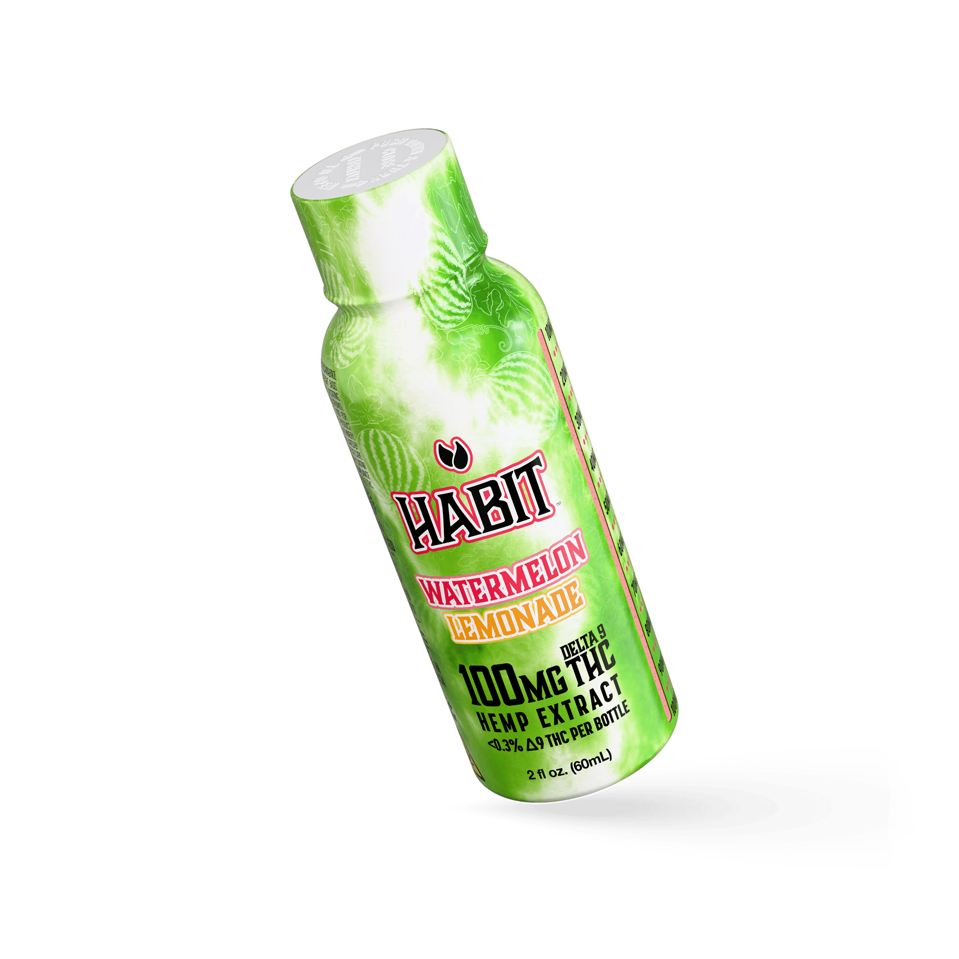 Delta 9 High Spectrum Hemp Shot – 100mg Watermelon Lemonade (Case of 12) - Tree Spirit Wellness