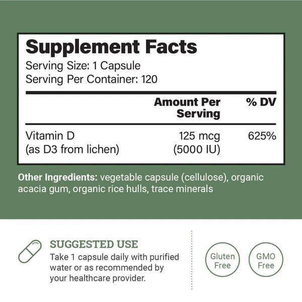 Earth Harmony - Vitamin D3 - Tree Spirit Wellness