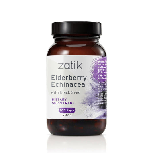 Elderberry Echinacea with Black Seed 90 Softgels - Tree Spirit Wellness