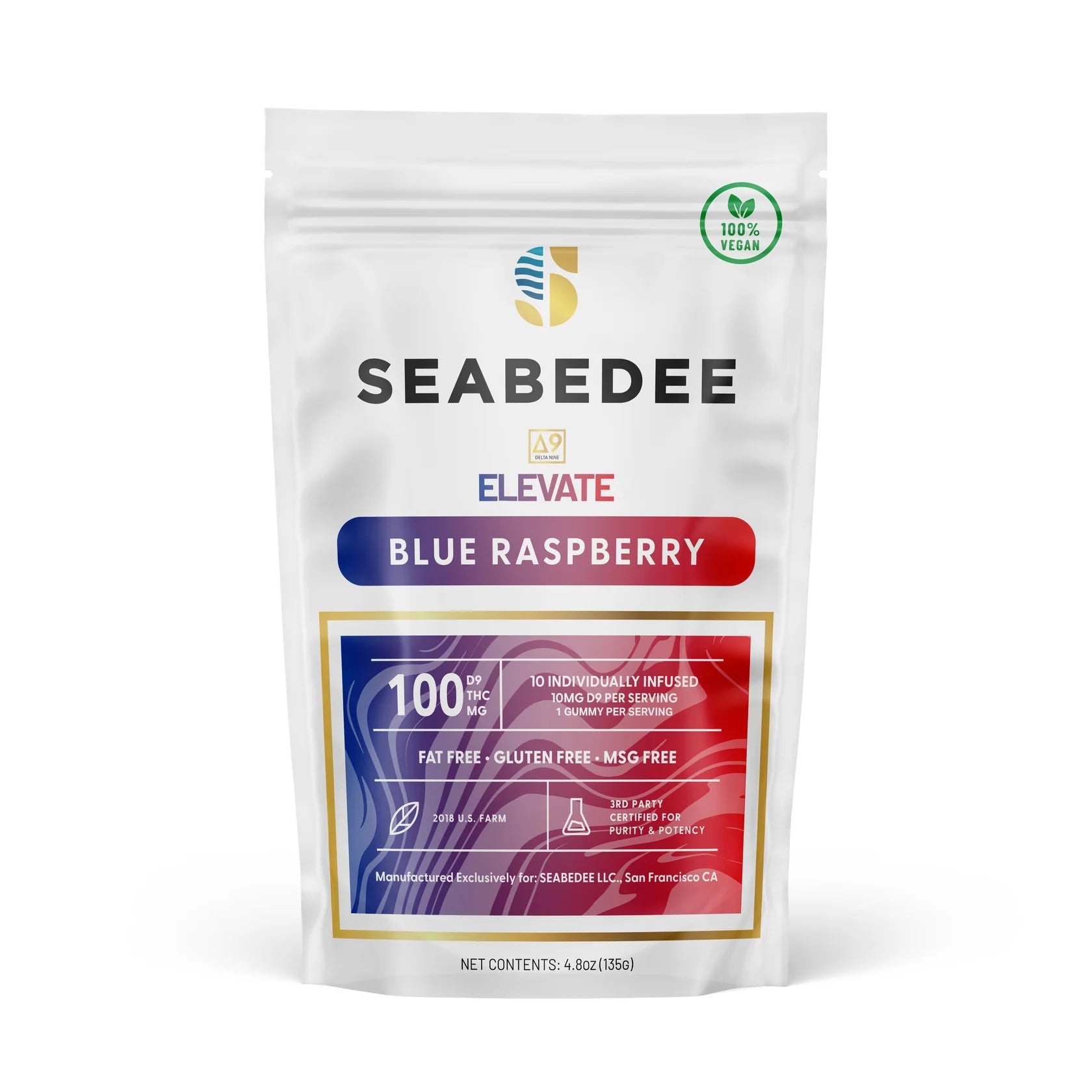 Elevate Gummies 100 mg Cannabinoids - Tree Spirit Wellness