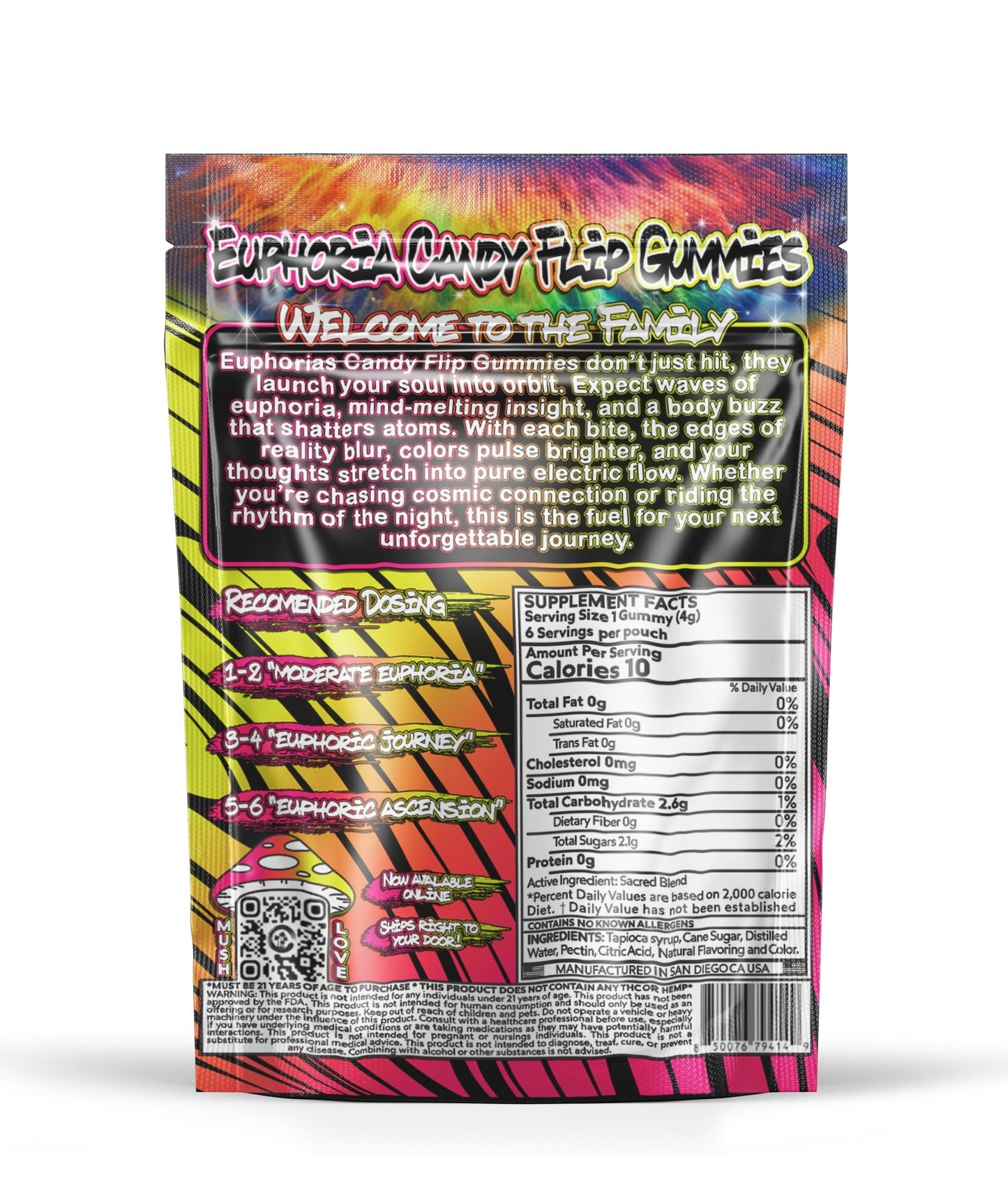 Euphoria Gummies – Pink Lemonade (6 ct) - Tree Spirit Wellness