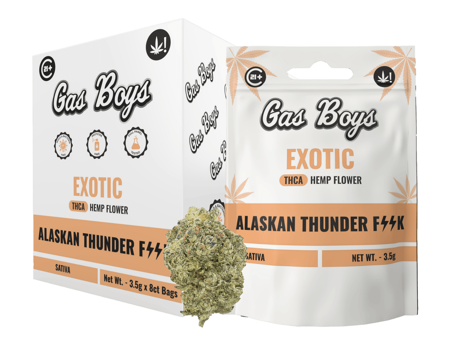 EXOTIC ALASKAN THUNDER F88K THCA FLOWER - Sativa (8ct) - Tree Spirit Wellness