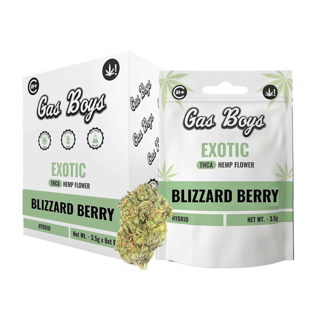 EXOTIC Blizzard Berry THCA FLOWER - Hybrid (8ct) - Tree Spirit Wellness