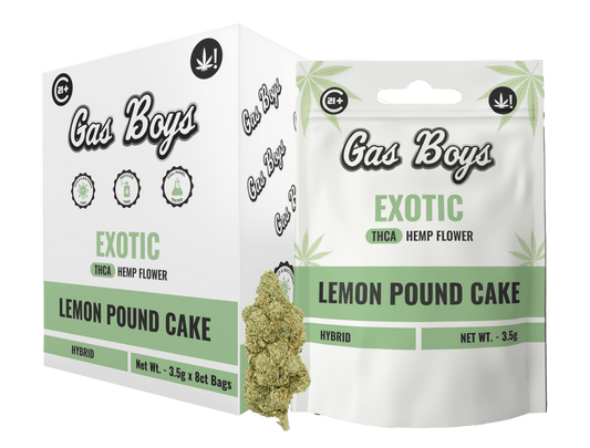 EXOTIC Lemon Pound Cake THCA FLOWER - Hybrid (8ct) - Tree Spirit Wellness