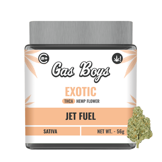 EXOTIC THCA FLOWER JAR - Jet Fuel - Sativa - 2oz - Tree Spirit Wellness