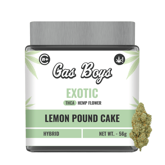 EXOTIC THCA FLOWER JAR - Lemon Pound Cake - Hybrid - 2oz - Tree Spirit Wellness
