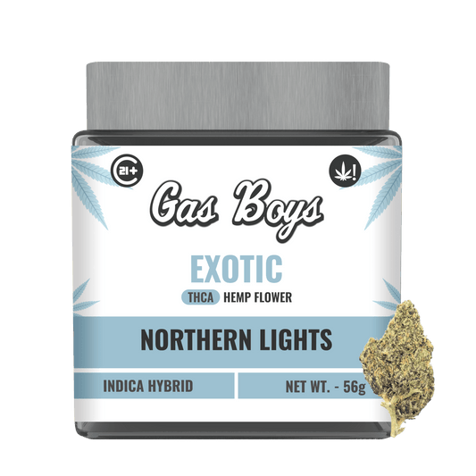 EXOTIC THCA FLOWER JAR - Northern Lights - Indica Hybrid - 2oz - Tree Spirit Wellness