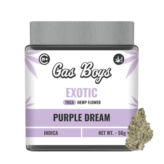 EXOTIC THCA FLOWER JAR - Purple Dream - Indica - 2oz - Tree Spirit Wellness