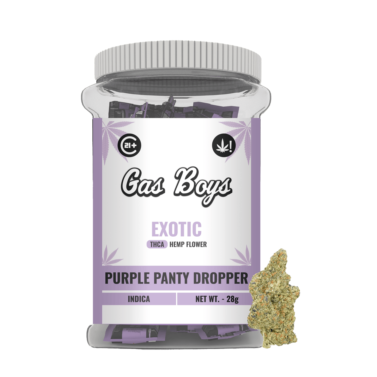 EXOTIC THCA FLOWER JUG - Purple Panty Dropper - Indica (28CT) - Tree Spirit Wellness