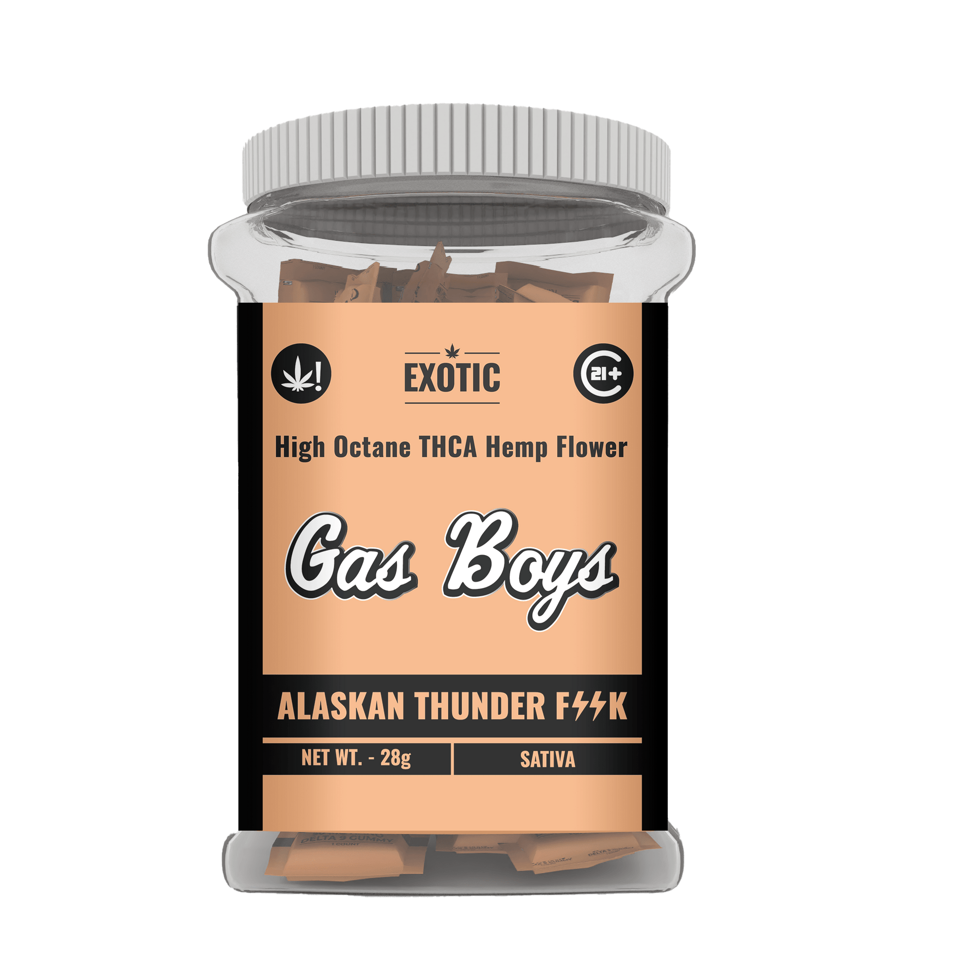 EXOTIC THCP FLOWER JUG - Alaskan Thunder - Sativa (28CT) - Tree Spirit Wellness