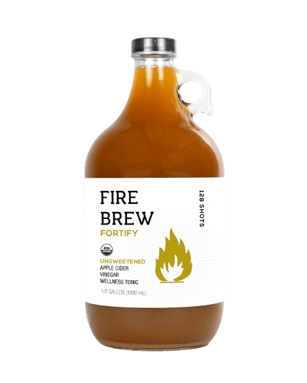 Fire Brew - Fortify Unsweetened (Vegan Friendly!) Apple Cider Vinegar (Fire Cider) Tonic - Tree Spirit Wellness