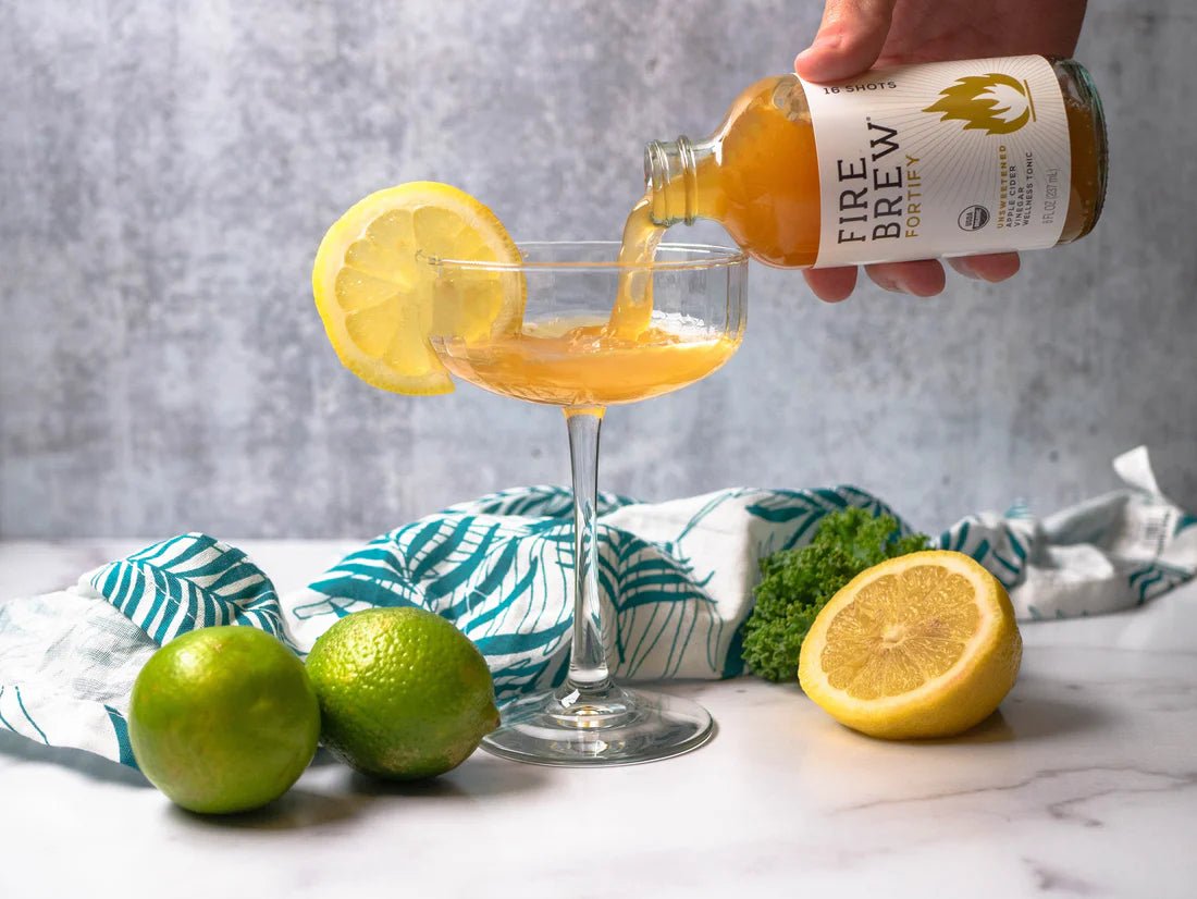 Fire Brew - Unsweetened Fortify (Vegan Friendly) Apple Cider Vinegar (Fire Cider) Tonic - Tree Spirit Wellness