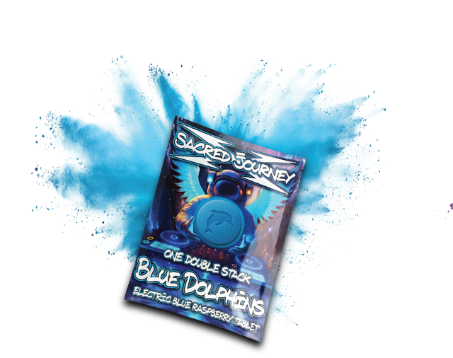 Flips Hippy Flips – Blue Dolphin - Electric Blue Razz Tablet - Tree Spirit Wellness