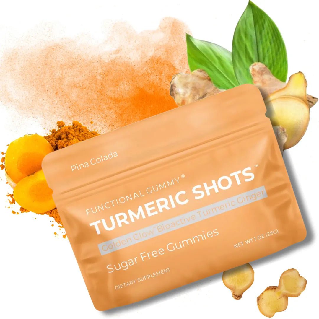 Golden Glow Turmeric & Ginger Gummies (12 - Pack) - Tree Spirit Wellness