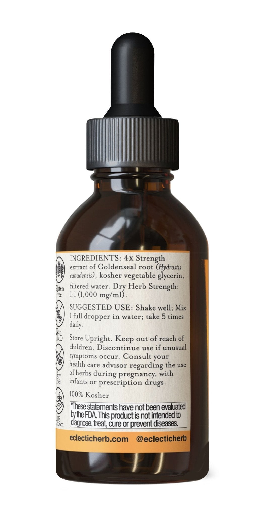 GOLDENSEAL GLYCERITE LIQUID - Tree Spirit Wellness