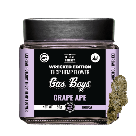 Grape Ape THCP Flower Jar - Indica - 2oz - Tree Spirit Wellness