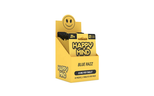 Happy Mind - Blue Razz Synaptic Surge - Box of 10 - Tree Spirit Wellness