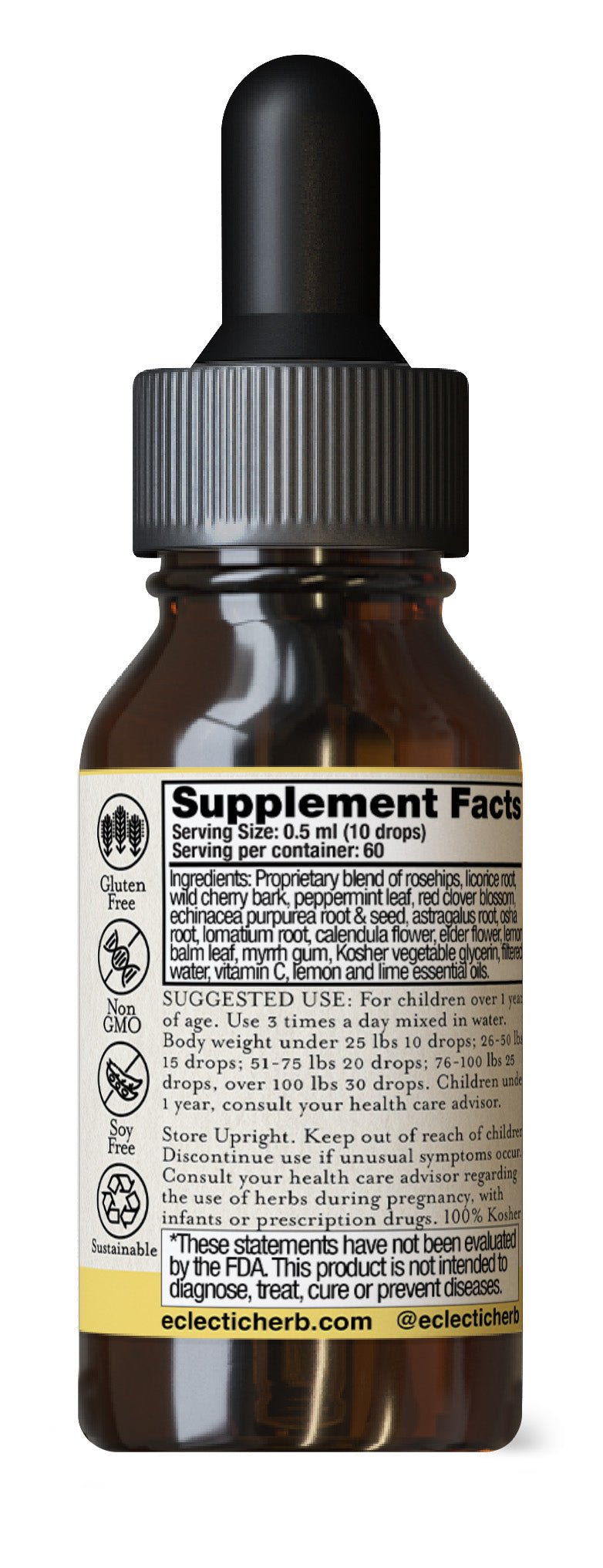 HERBAL BIOTIC KIDS - LEMON/LIME - Tree Spirit Wellness
