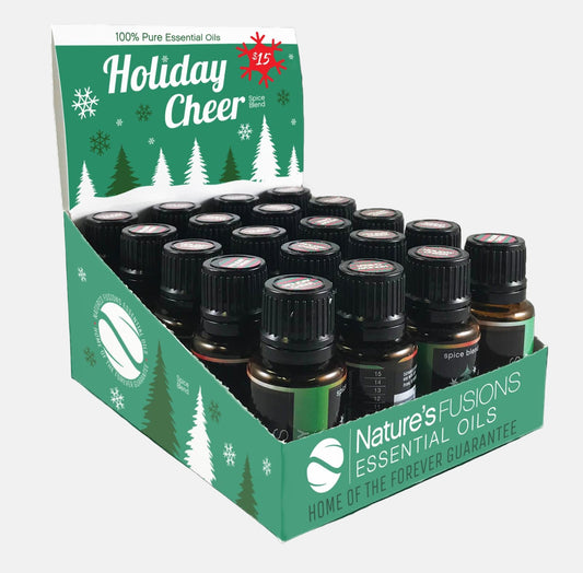 Holiday Cheer Essential Oils Display - Tree Spirit Wellness